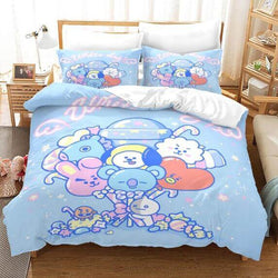 BT21 Bedding Set Quilt Cover Without Filler (Online Order Only)