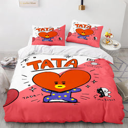 BT21 Bedding Set Quilt Cover Without Filler (Online Order Only)