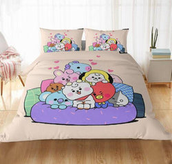 BT21 Bedding Set Quilt Cover Without Filler (Online Order Only)