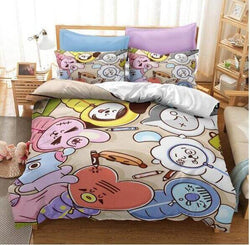 BT21 Bedding Set Quilt Cover Without Filler (Online Order Only)