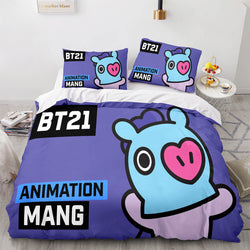 BT21 Bedding Set Quilt Cover Without Filler (Online Order Only)