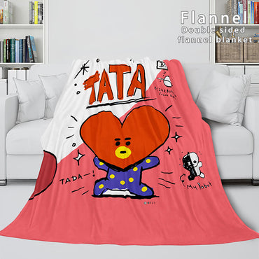 BT21 Cosplay Flannel Blanket Throw (Online Order Only)