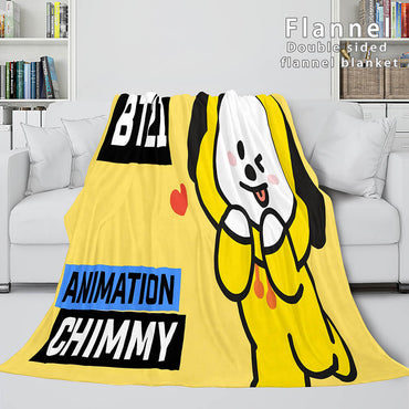 BT21 Cosplay Flannel Blanket Throw (Online Order Only)