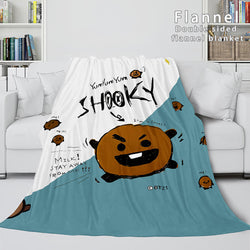 BT21 Cosplay Flannel Blanket Throw (Online Order Only)