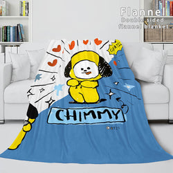 BT21 Cosplay Flannel Blanket Throw (Online Order Only)