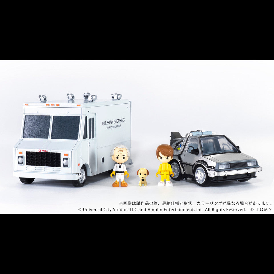 Q VILLAGE Back to the Future Time Machine Part 1 Deluxe Set (ONLINE ORDER ONLY)