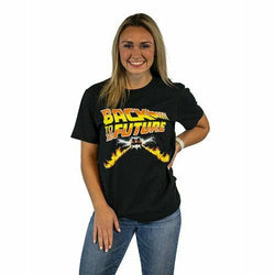 Back to the Future DeLorean Flametrails unisex T-shirt (ONLINE ORDER ONLY)