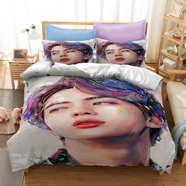 BTS Bangtan Boys Bedding Set Character Quilt Cover Without Filler (Online Order Only)