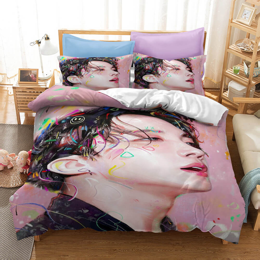 BTS Bangtan Boys Bedding Set Character Quilt Cover Without Filler (Online Order Only)