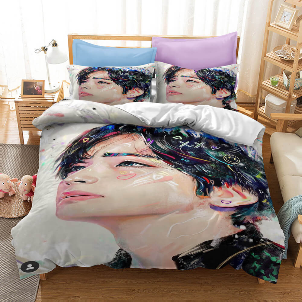 BTS Bangtan Boys Bedding Set Character Quilt Cover Without Filler (Online Order Only)