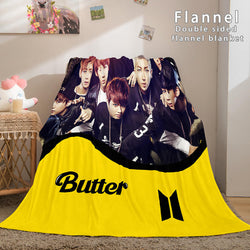 BTS Butter Cosplay Flannel Blanket Throw (Online Order Only)