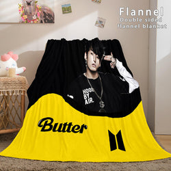 BTS Butter Cosplay Flannel Blanket Throw (Online Order Only)