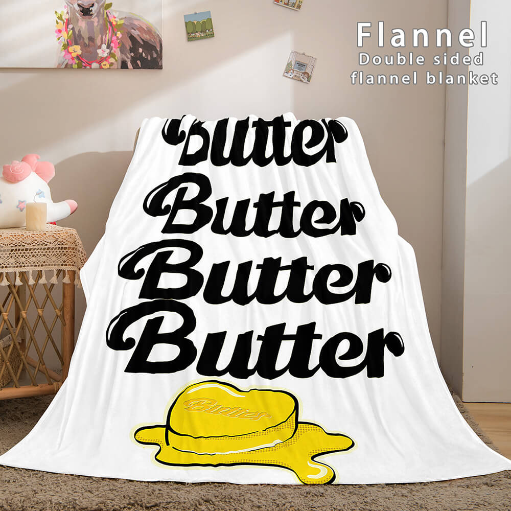 BTS Butter Cosplay Flannel Blanket Throw (Online Order Only)