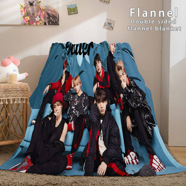 BTS Butter Cosplay Flannel Blanket Throw (Online Order Only)