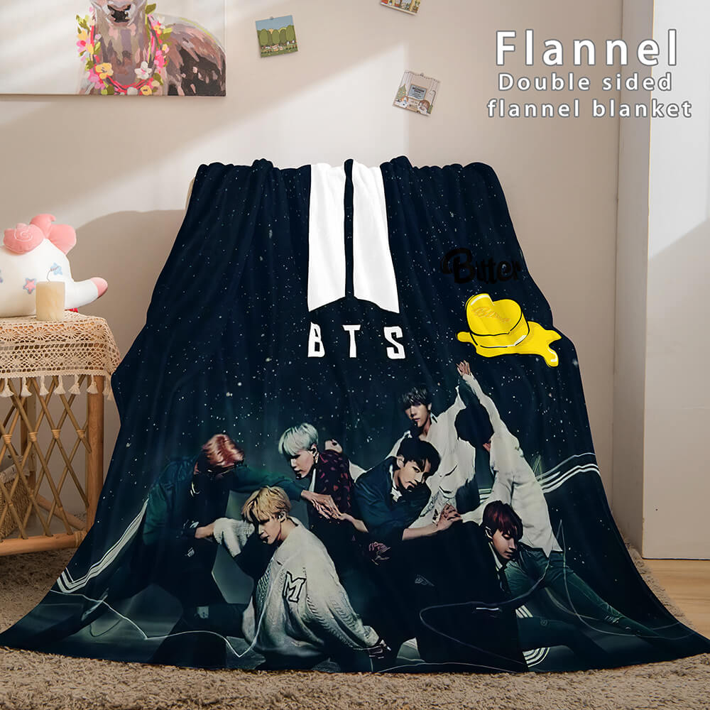 BTS Butter Bangtan Boys Cosplay Flannel Blanket (Online Order Only)