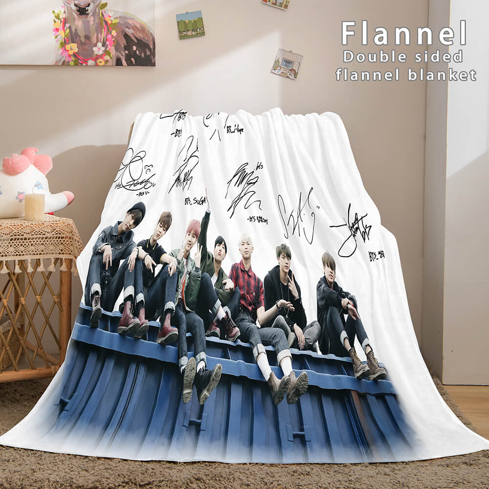 BTS Butter Bangtan Boys Cosplay Flannel Blanket (Online Order Only)