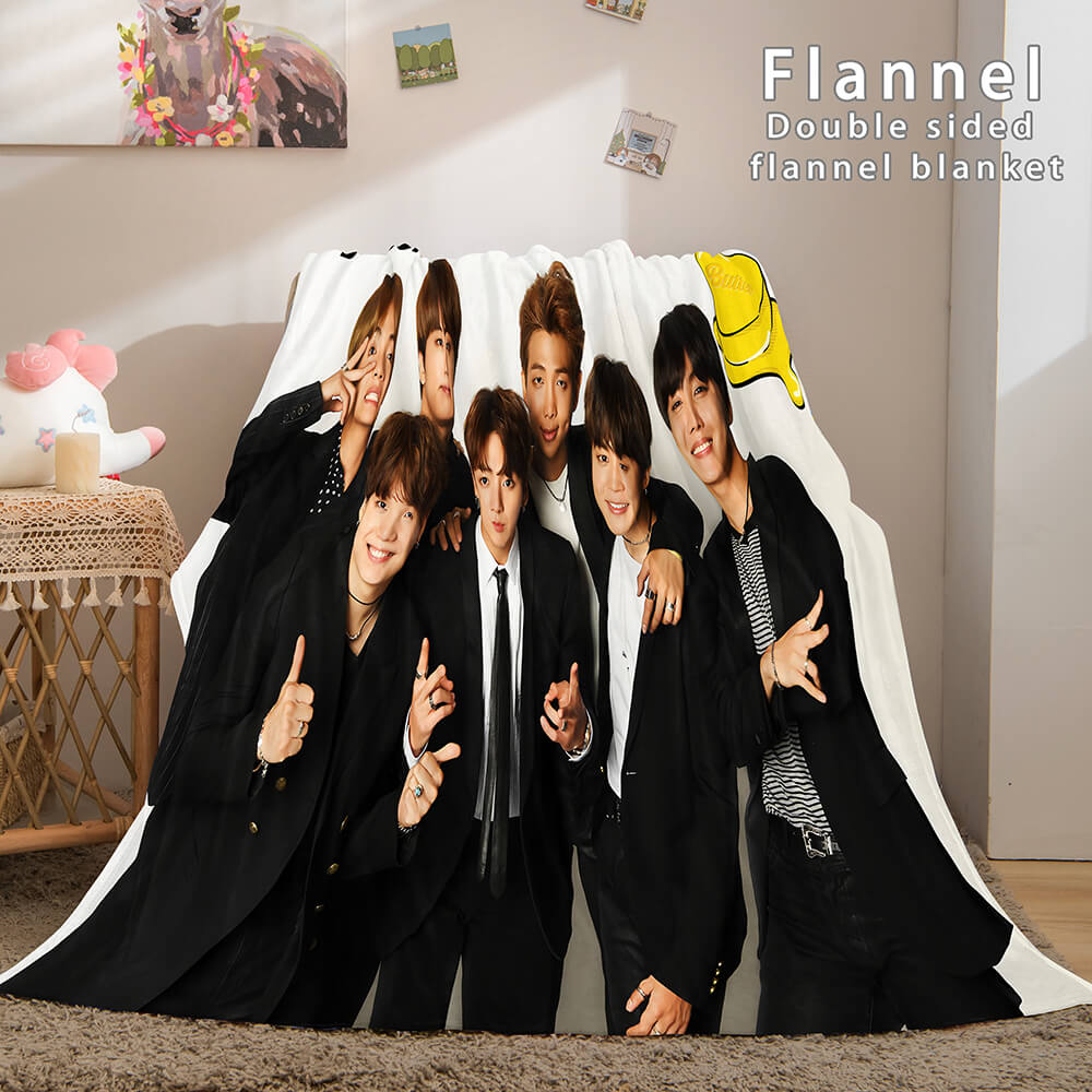 BTS Butter Bangtan Boys Cosplay Flannel Blanket (Online Order Only)