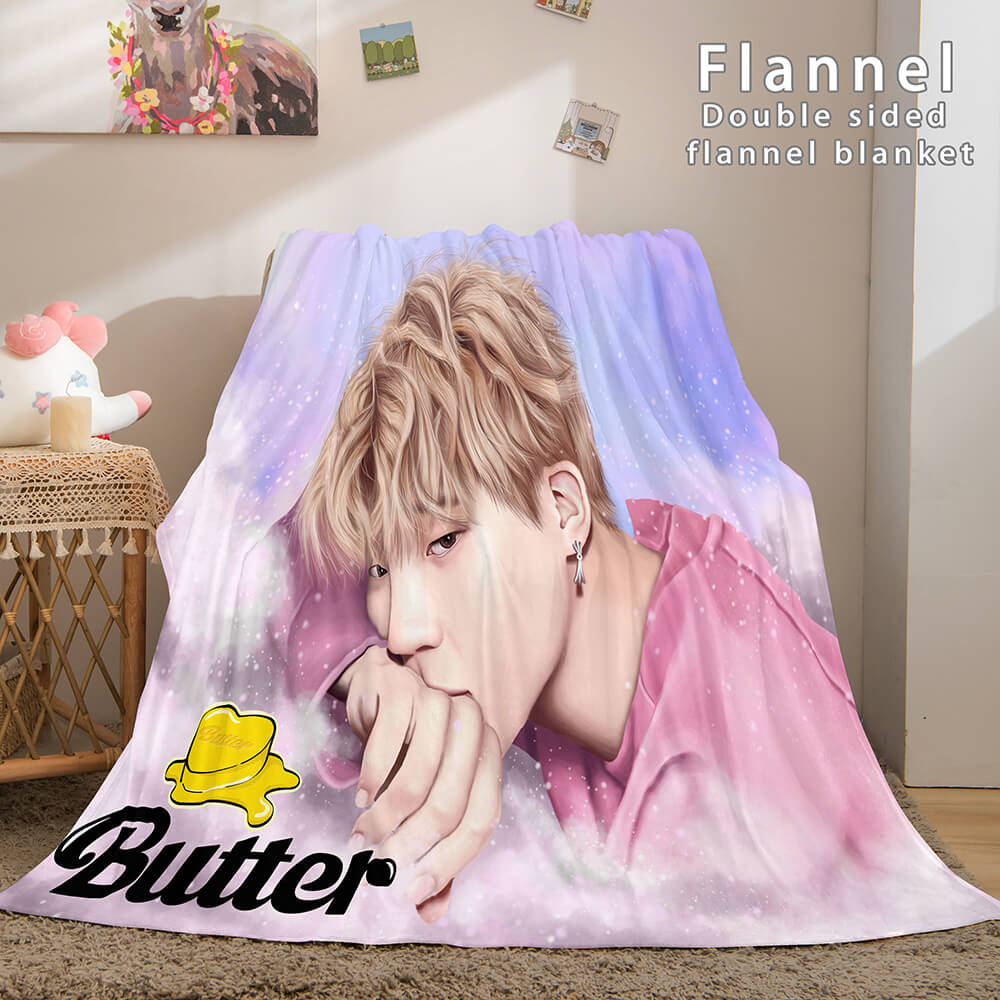 BTS Butter Bangtan Boys Cosplay Flannel Blanket (Online Order Only)