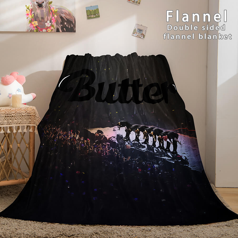 BTS Butter Bangtan Boys Cosplay Flannel Blanket (Online Order Only)