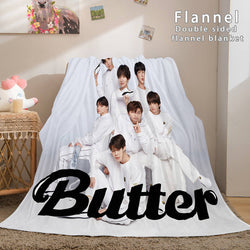 BTS Butter Bangtan Boys Cosplay Flannel Blanket (Online Order Only)