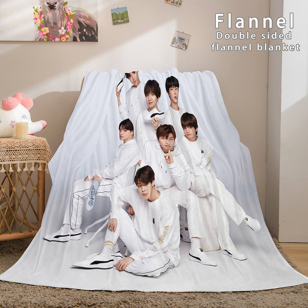 BTS Butter Bangtan Boys Cosplay Flannel Blanket (Online Order Only)