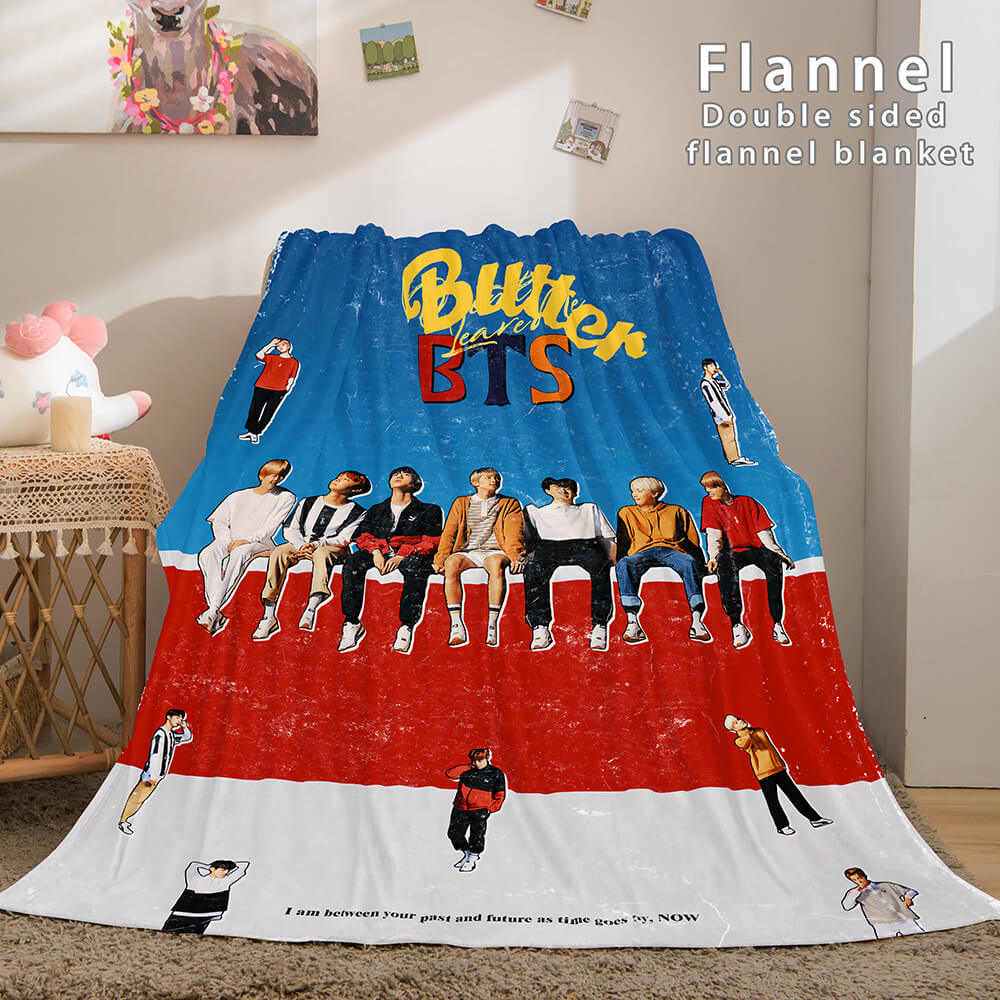 BTS Butter Bangtan Boys Cosplay Flannel Blanket (Online Order Only)