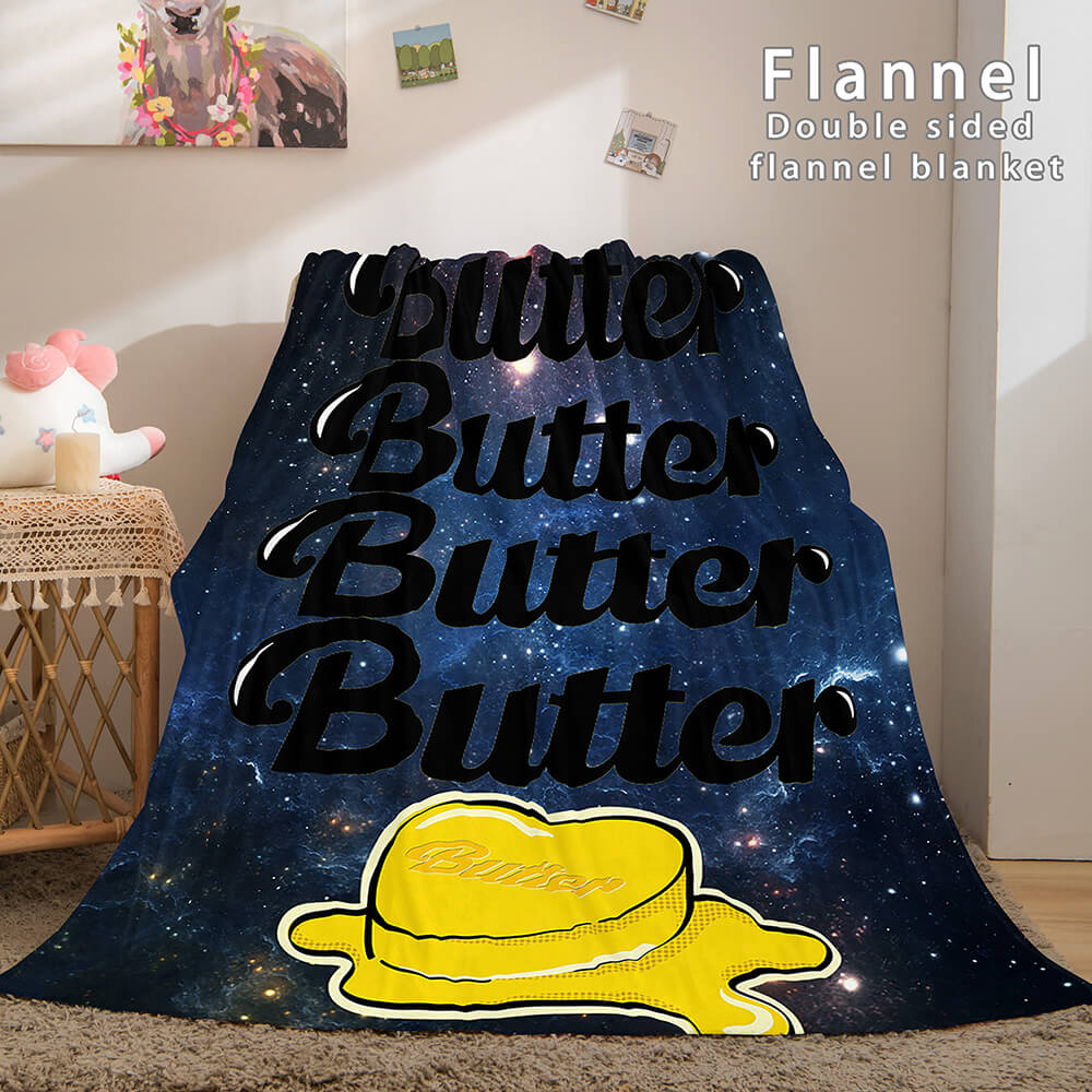 BTS Butter Bangtan Boys Cosplay Flannel Blanket (Online Order Only)