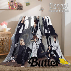BTS Butter Bangtan Boys Cosplay Flannel Blanket (Online Order Only)