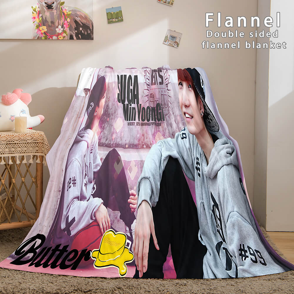 BTS Butter Bangtan Boys Cosplay Flannel Blanket (Online Order Only)