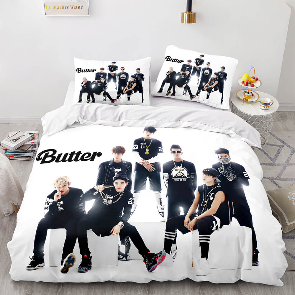 BTS Butter Cosplay Bedding Set Full Quilt Cover Without Filler (Online Order Only)