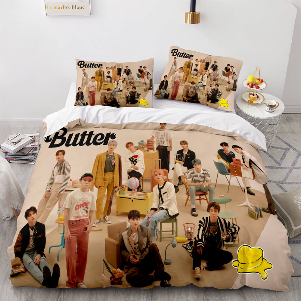 BTS Butter Cosplay Bedding Set Full Quilt Cover Without Filler (Online Order Only)