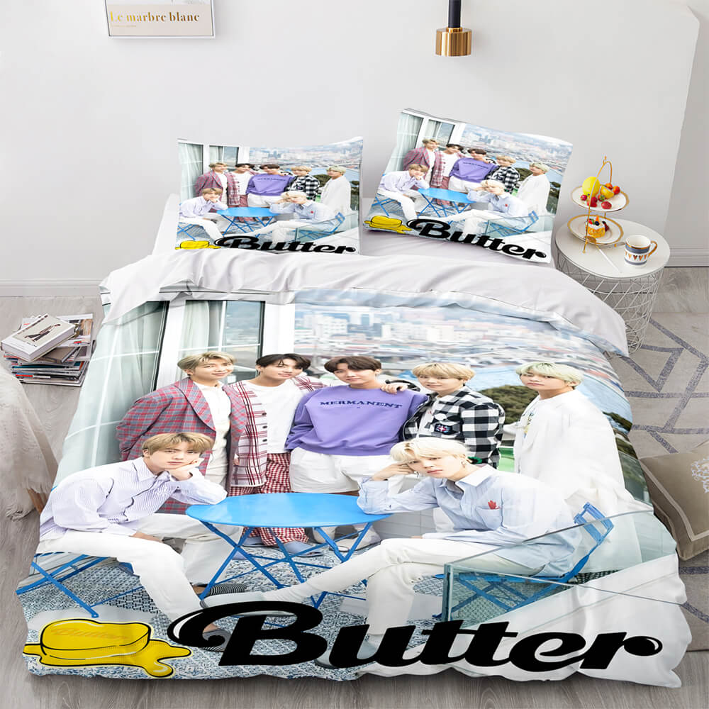 BTS Butter Cosplay Bedding Set Full Quilt Cover Without Filler (Online Order Only)