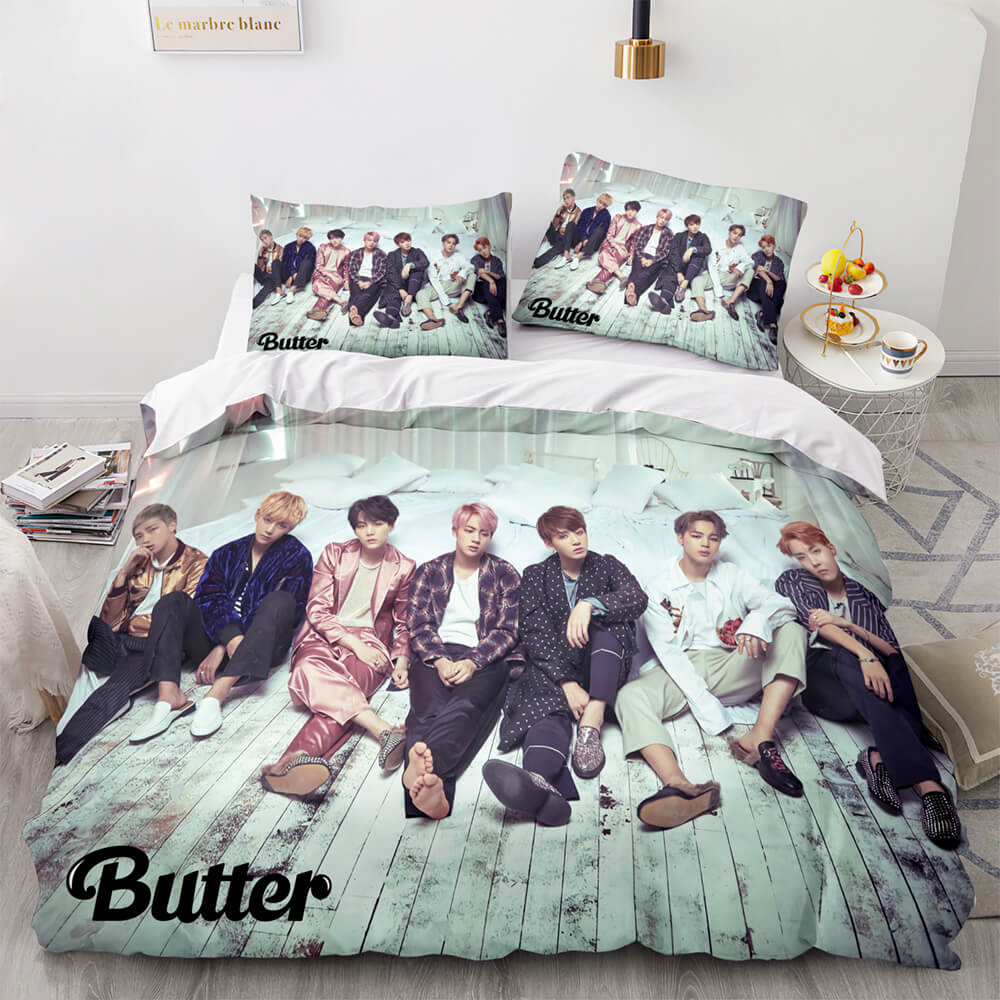BTS Butter Cosplay Bedding Set Full Quilt Cover Without Filler (Online Order Only)