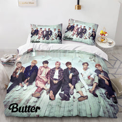 BTS Butter Cosplay Bedding Set Full Quilt Cover Without Filler (Online Order Only)