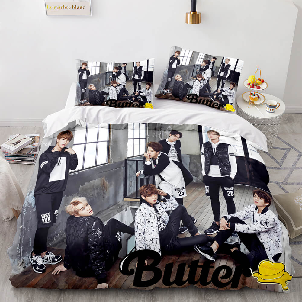 BTS Butter Cosplay Bedding Set Full Quilt Cover Without Filler (Online Order Only)