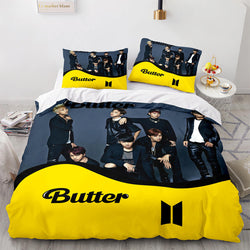 BTS Butter Cosplay Bedding Sets Quilt Covers Without Filler (Online Order Only)