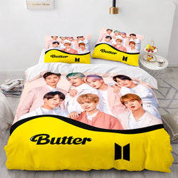 BTS Butter Cosplay Bedding Sets Quilt Covers Without Filler (Online Order Only)