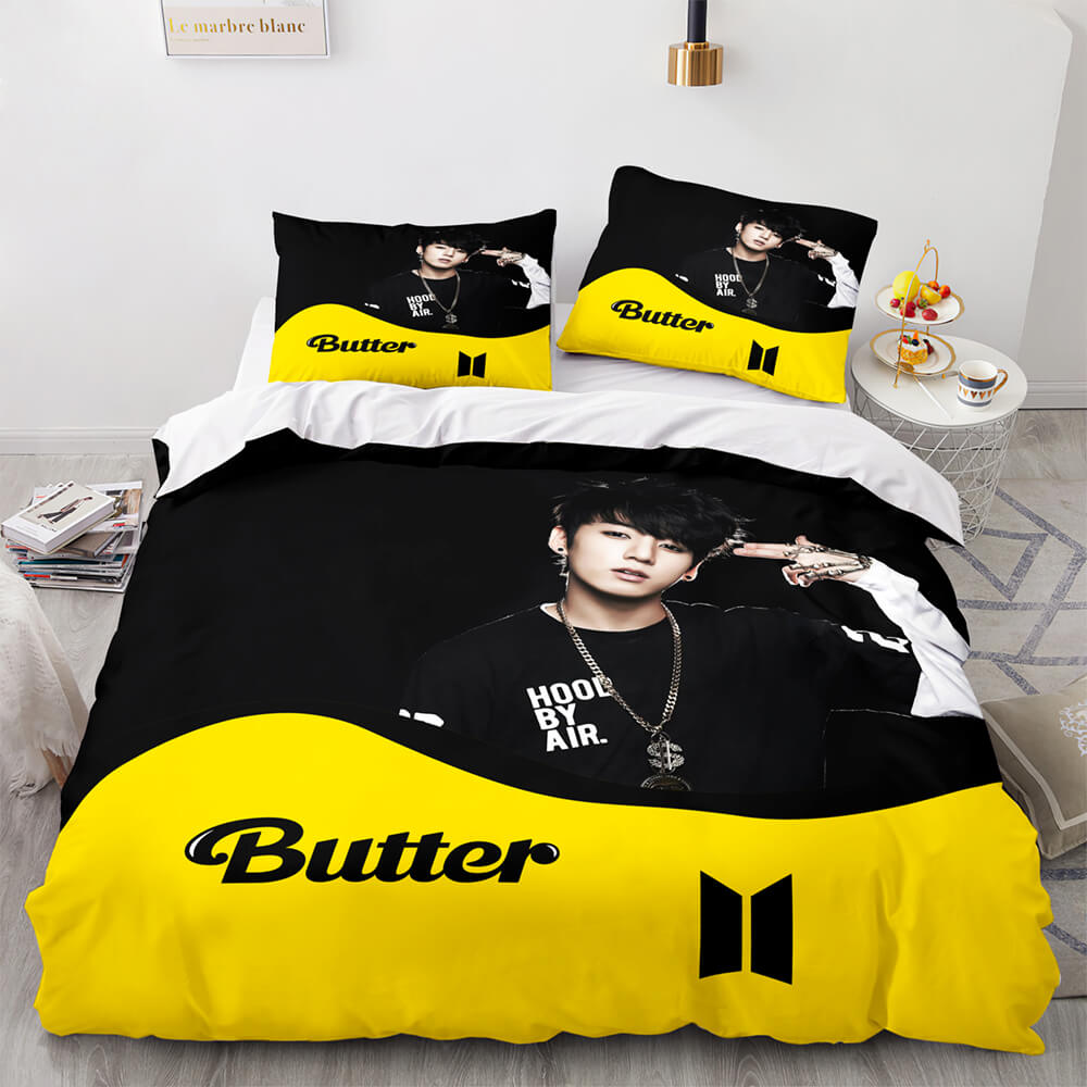 BTS Butter Cosplay Bedding Sets Quilt Covers Without Filler (Online Order Only)