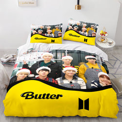 BTS Butter Cosplay Bedding Sets Quilt Covers Without Filler (Online Order Only)