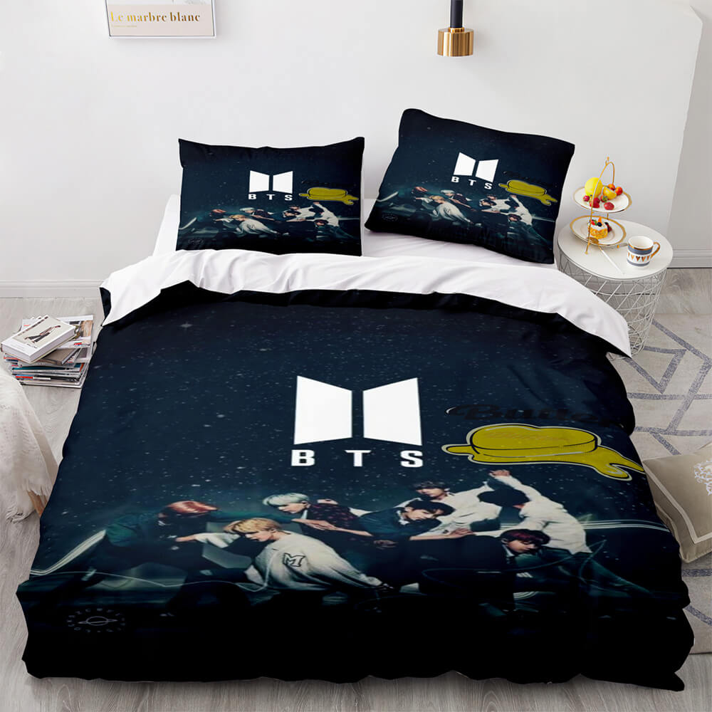 BTS Butter Cosplay Bedding Sets Soft Quilt Covers Without Filler (Online Order Only)
