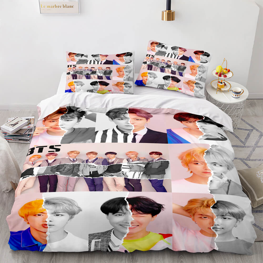 BTS Butter Cosplay Soft Bedding Set Quilt Cover Without Filler (Online Order Only)