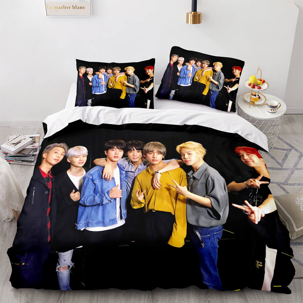 BTS Butter Cosplay Soft Bedding Set Quilt Cover Without Filler (Online Order Only)