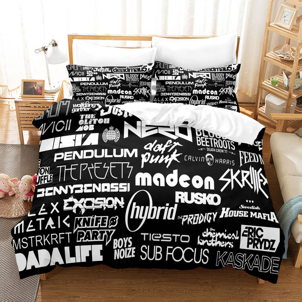 BTS Cosplay 3 Piece Bedding Sets Quilt Cover Without Filler (Online Order Only)