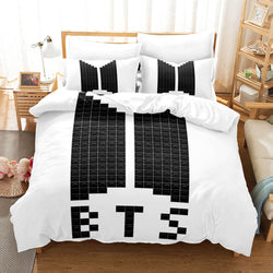 BTS Cosplay 3 Piece Bedding Sets Quilt Cover Without Filler (Online Order Only)
