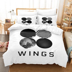BTS Team Cosplay Bedding Set Quilt Covers Room Decoration (Online Order Only)