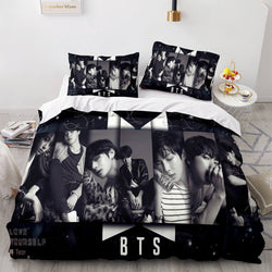 BTS Team Cosplay Bedding Set Quilt Covers Room Decoration (Online Order Only)