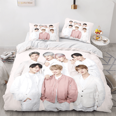BTS Bedding Set Duvet Covers Bed Sets (Online Order Only)