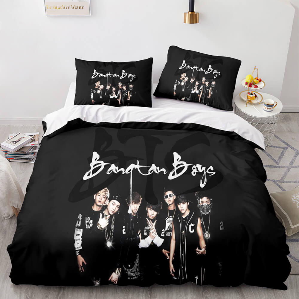 BTS Team Cosplay Bedding Set Quilt Covers Room Decoration (Online Order Only)