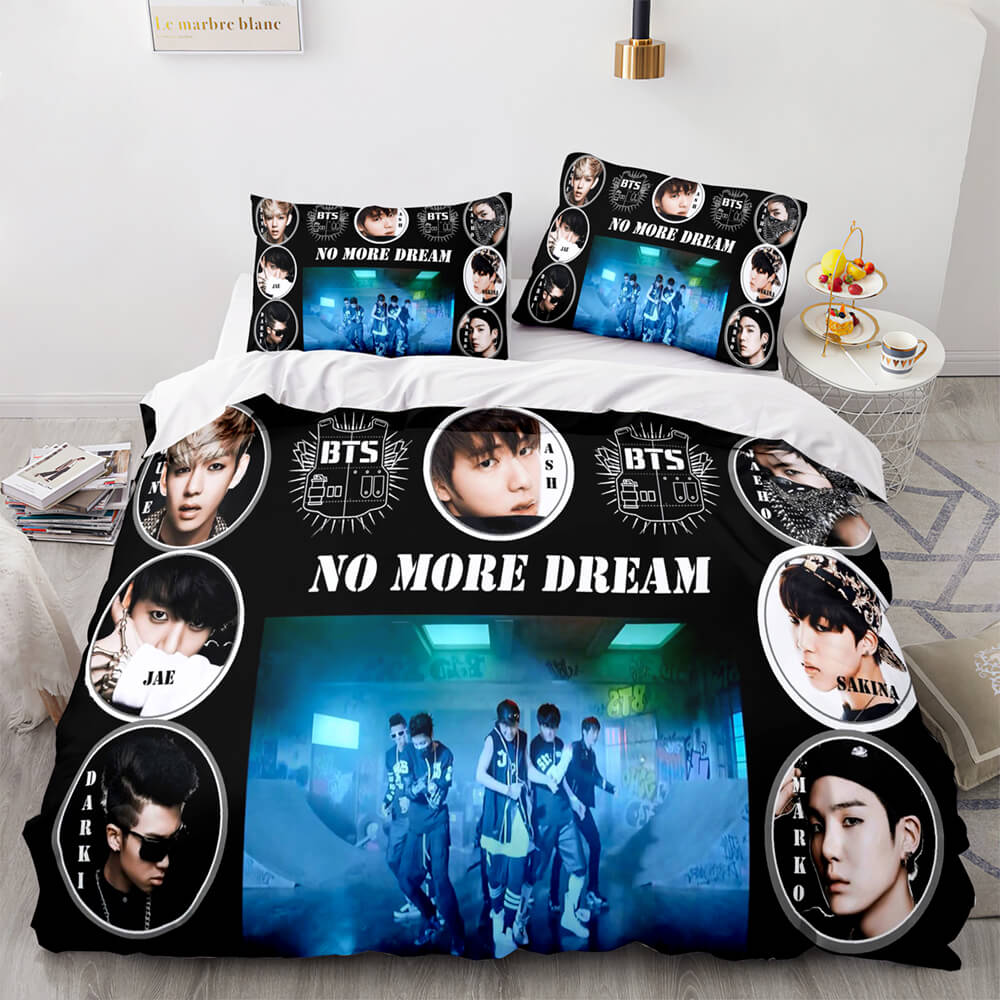 BTS Team Cosplay Bedding Set Quilt Covers Room Decoration (Online Order Only)