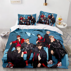 BTS Team Cosplay Bedding Set Quilt Covers Room Decoration (Online Order Only)